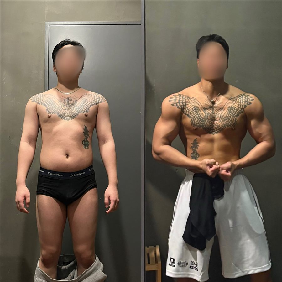 체지방감량 바디라인 변화 비포애프터